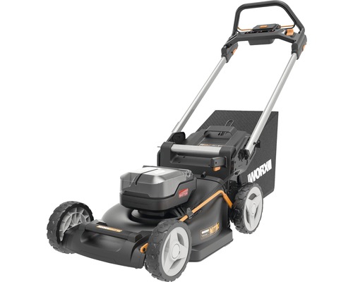 Akumulátorová kosačka na trávu so zberným košom do záhrady