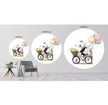 Fototapeta vliesová Panda na bicykli 190
