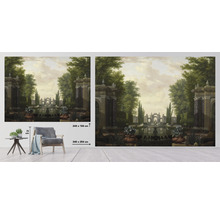 Foto tapeta s motívom záhrady s rozmermi 340 x 254 centimetrov