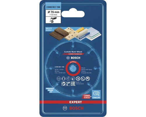 Rezný kotúč Bosch Expert Carbide Multi Wheel 76 milimetrov