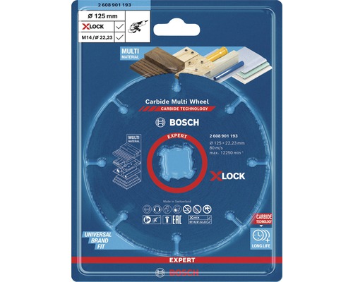 Rezný kotúč Bosch Carbide Multi Wheel, priemer 125 milimetrov