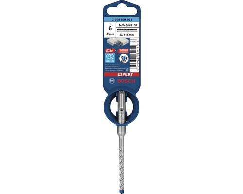 Vrták do kladiva Bosch Expert SDS plus-7X, priemer 6 mm