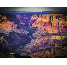 Panoramatický záber Grand Canyonu s riekou Colorado