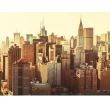 Panoráma New Yorku s rôznymi mrakodrapmi