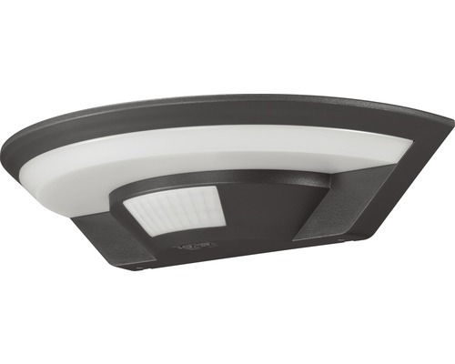 LED vonkajšie nástenné svietidlo IP54 15W 1100lm 4000K antracit