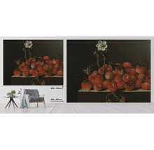 Fototapeta so zátiším jahôd, rozmery 340 x 254 centimetrov