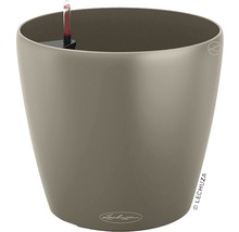 Plastový kvetináč s ukazovateľom hladiny vody