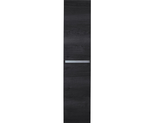 Kúpeľňová skrinka vysoká Sanox Lorencio dub čierny 35 x 160 x 35 cm