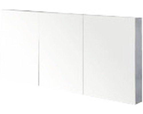 Zrkadlová skrinka Sanox 140 x 13 x 65 cm čierny dub s 3 dvierkami