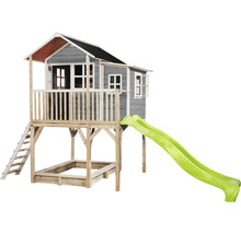 Detský domček so šmýkačkou a pieskoviskom do záhrady