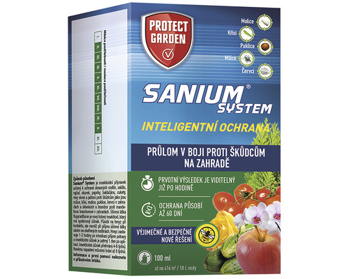 Insekticíd SANIUM SYSTEM prípravok proti rastlinným škodcom 100 ml Prípravok na ničenie škodcov Sanium System pre záhradu