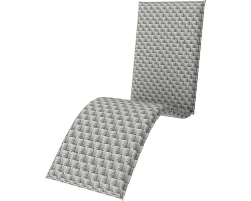 Polstrovaná podložka na ležadlo s opierkou hlavy