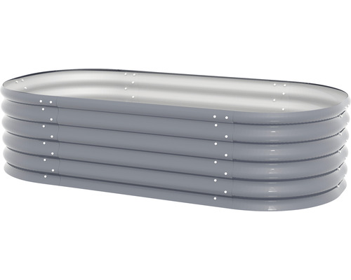 Kovový vyvýšený záhon