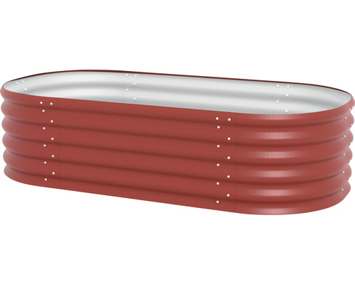 Kovový vyvýšený záhon