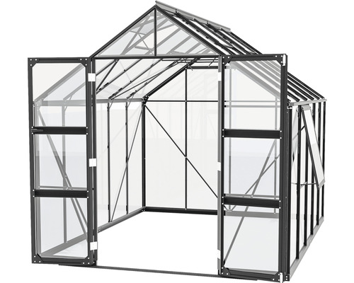 Skleník s otvorenými dverami