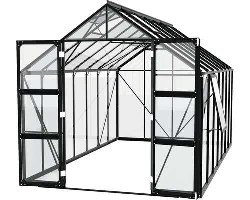 Skleník s otvorenými dverami