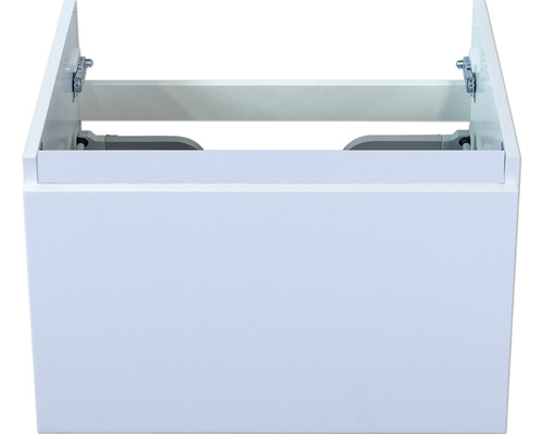 Kúpeľňová skrinka pod umývadlo Sanox Frozen biela vysoko lesklá 60 x 40 x 45 cm