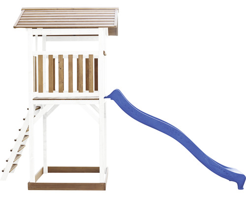 Hracia veža so šmýkačkou a rebríkom do záhrady