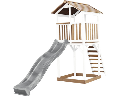 Hracia veža so šmýkačkou a rebríkom na vonkajšie použitie