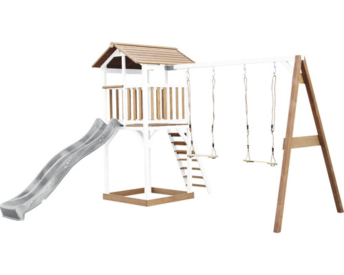 Hracia veža so šmýkačkou a hojdačkou do záhrady