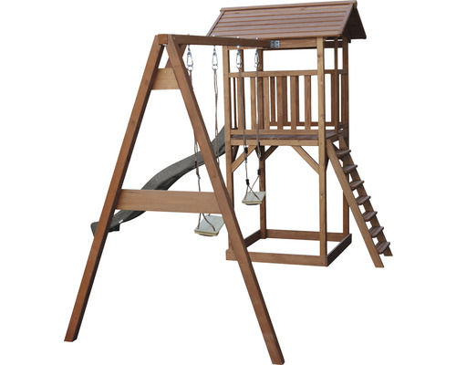 Hracia veža s hojdačkou a šmýkačkou do záhrady