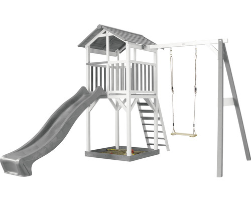 Hracia veža so šmýkačkou, hojdačkou a pieskoviskom