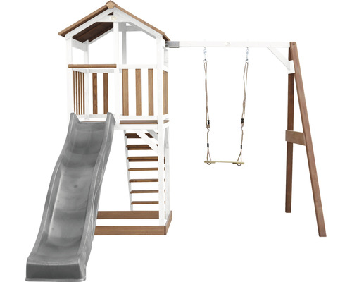 Hracia veža so šmýkačkou a hojdačkou do záhrady