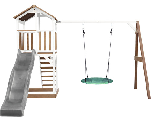 Hracia veža so šmykľavkou a hojdačkou do záhrady