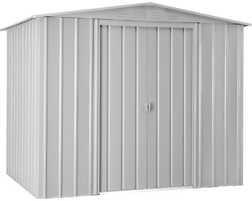 Kovový záhradný domček s dverami