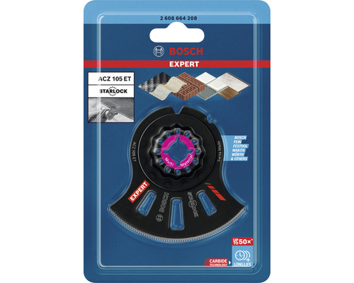 Ponorný pílový list Bosch Expert ACZ 105 ET v balení