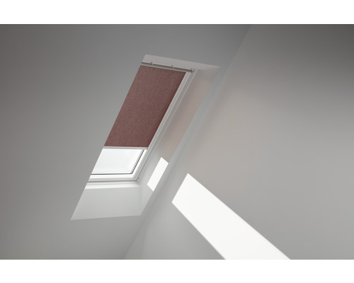 VELUX Roleta prepúšťajúca denné svetlo manuálna RFL C02 4162SWL hnedá Strešné okno so zatemňovacou roletou