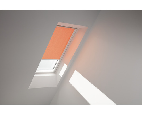 VELUX Roleta prepúšťajúca denné svetlo manuálna RFL C02 4164SWL oranžová Strešné okno so zatemňovacou roletou