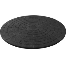 Kruhová dlažobná plocha s koncentrickými kruhmi