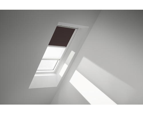 VELUX Zatemňovacia roleta na strešné okno manuálna DFD C02 4559SWL hnedá