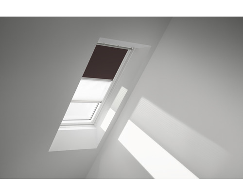 VELUX Zatemňovacia roleta na strešné okno manuálna DFD P10 4559SWL hnedá