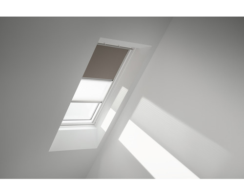 VELUX Zatemňovacia roleta na strešné okno manuálna DFD M10 4574S hnedá