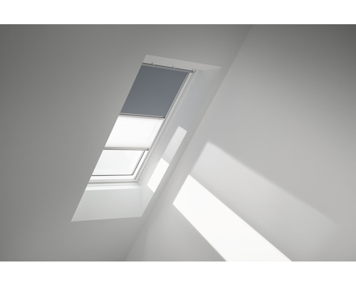 VELUX Zatemňovacia roleta na strešné okno manuálna DFD PK10 4581SWL modrá