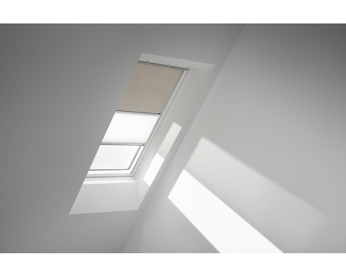 VELUX Zatemňovacia roleta na strešné okno manuálna DFD U10 4579S béžová