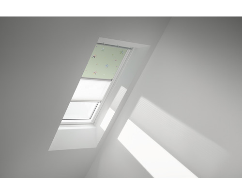 VELUX Zatemňovacia roleta na strešné okno manuálna DFD C02 4661S zelená