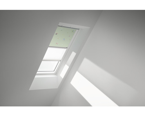 VELUX Zatemňovacia roleta na strešné okno manuálna DFD P10 4661S zelená