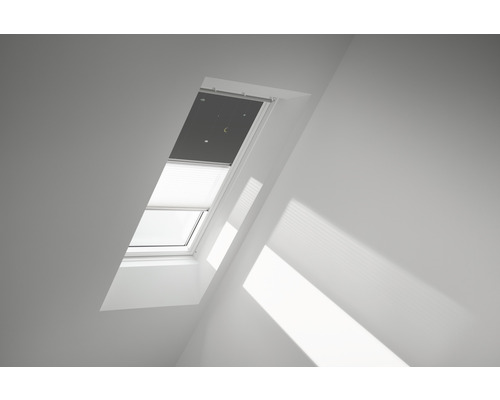 VELUX Zatemňovacia roleta na strešné okno manuálna DFD P10 4665SWL antracit