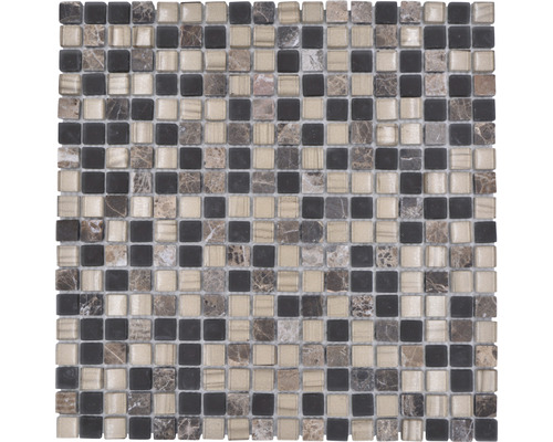 Mozaika mix 30x30 cm hnedá XCM M580