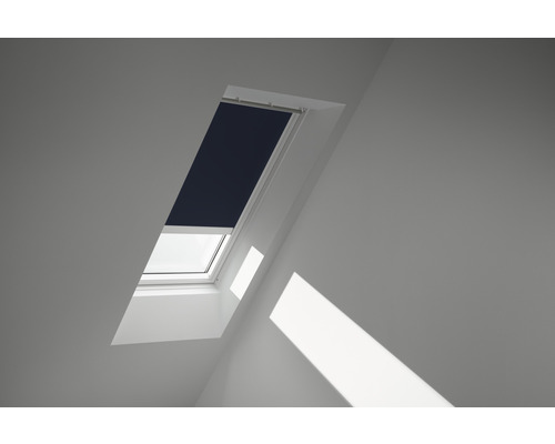 VELUX Zatemňovacia roleta na strešné okno so solárnym ovládaním DSL C02 1100SWL modrá