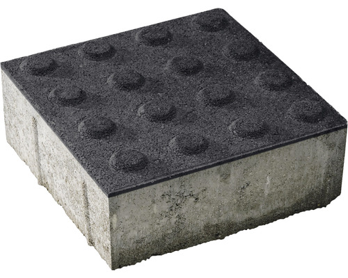 Dlažba pre nevidiacich 20 x 20 x 8 cm s výstupkami čierna Dlažba pre nevidiacich 20 x 20 x 8 cm s výstupkami čierna