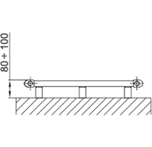 Technický nákres držadla s rozmermi