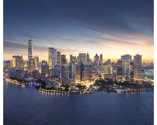 Panoráma New Yorku s mrakodrapmi a výhľadom na vodu