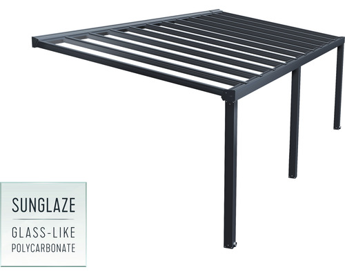 Pergola s rámovou konštrukciou
