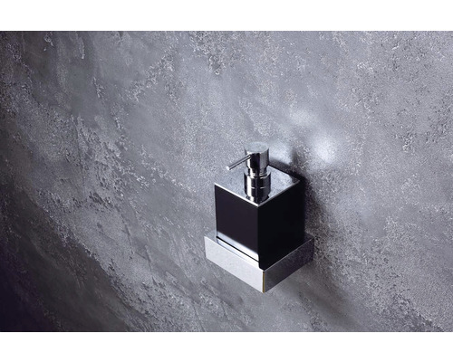 Štvorcový dávkovač mydla na montáž na stenu