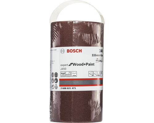 Brúsny papier v roli Bosch, zrnitosť 240, 115 mm x 5 m