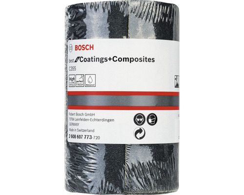 Brúsny papier Bosch v roli pre laky a kompozitné materiály